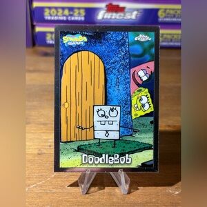 #2 DoodleBob 2025 Topps Chrome SpongeBob SquarePants 25th Anniversary